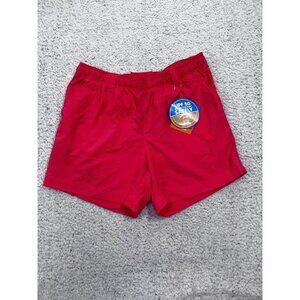 NEW Men's Columbia Red UPF 50 Omni Shade PFG Fishing Shorts Size M